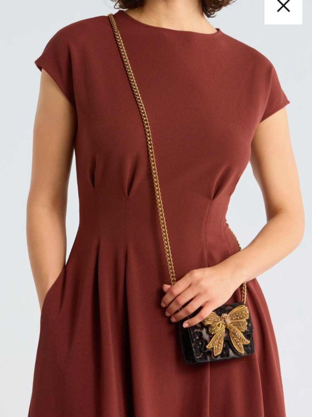 Kurt Geiger London Embellished Bow Crossbody Bag